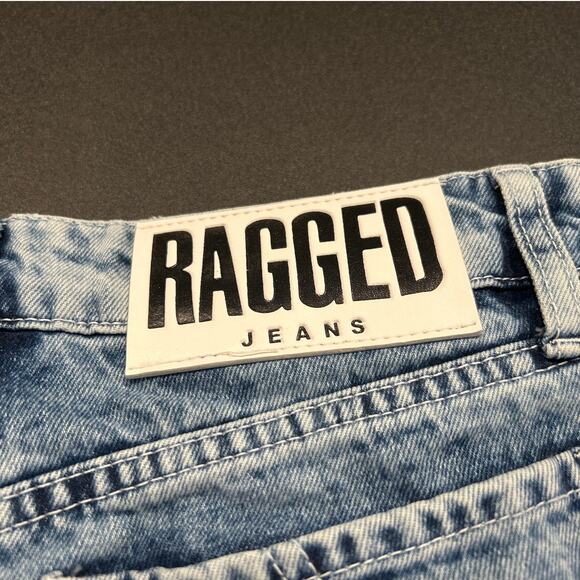 NWOT Ragged Jeans Wide Leg Acid Wash, Women's Size 26 - Picture 6 of 8